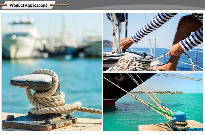 Cumowanie Nylonowa lina cumownicza 48 mm x 220 m Hawser 8 splotowa lina jachtowa pleciona 8