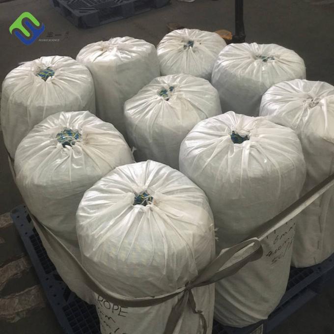 Wysokiej wytrzymałości 8 strun z plecionym pływającym polypropylenowym sznurkiem mocowania sznurek PP 28mm-96mm z wielobarwnymi 4