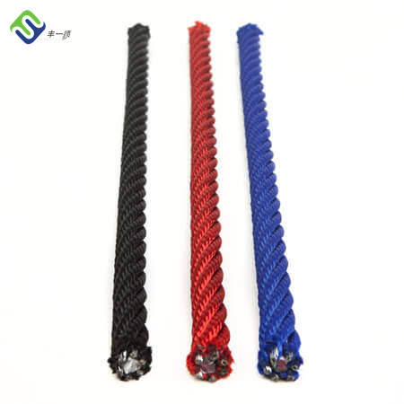 6 splotów sieci rybackiej Kombinowana lina stalowa PP Monofilament 16mm 4