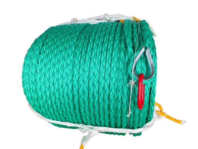 8 pręty splecione 1000m długości linia PP połączenie z drutem stalowym dla głębokiego morza 3