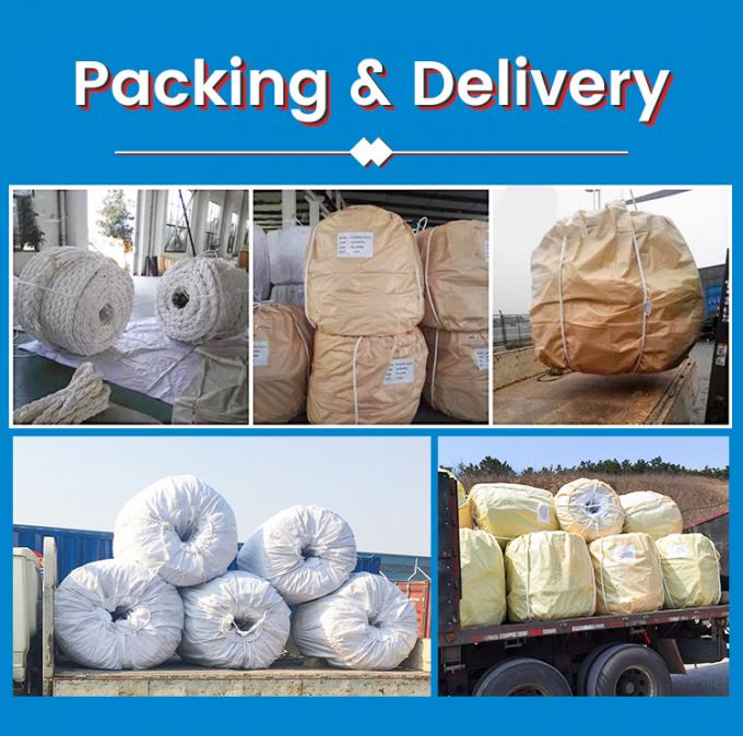 Biała linia nylonowa o średnicy 32 mm, 3 pręty, wiązka nylonowa 3