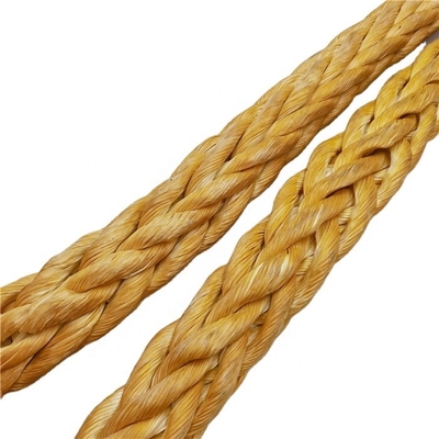 Wysokiej wytrzymałości 12 prętów Włóczone Uhmwpe Łódź Wiązka mocowania Winch Wiązka holowania