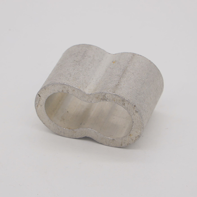 Złącze liny do zabaw 16 mm Srebrne aluminiowe złącza zaciskane do liny
