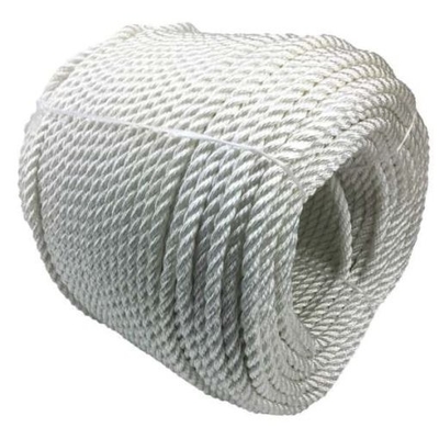 Biały Kolor 3 Struny Nylon Wiązka Twist Nylon Marine Wiązka 32mm średnica
