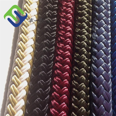 12mmx220m Podwójnie splecione Nylon Marine Anchor Rope / Docking Rope