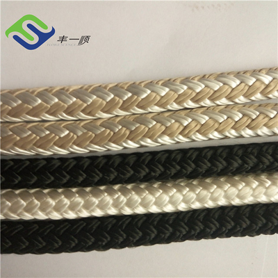 12mmx220m Podwójnie splecione Nylon Marine Anchor Rope / Docking Rope