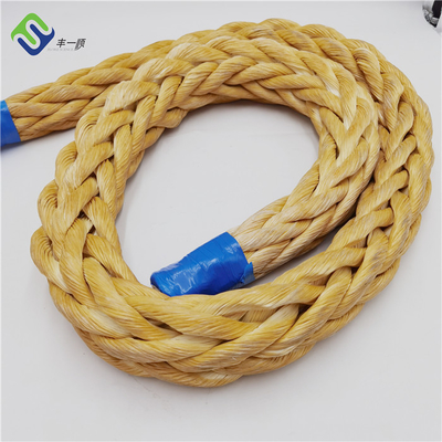 Wysokiej wytrzymałości 12 nitek syntetyczny 100% Uhmwpe liny morskiej do mocowania