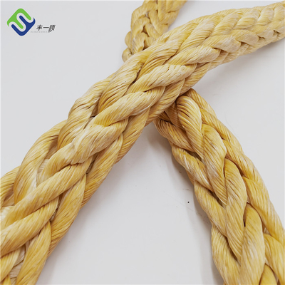 Łódź 12 Strand UHMWPE Rope Syntetyczna lina holownicza UHMWPE 18 mm do zastosowań morskich
