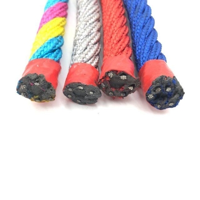 Wiązka do sieci wspinaczkowej, złożona z 6 pasków PET lub PP, 16 mm