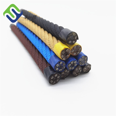 16 mm 6 strun Twist PP kombinacja liny z akcesoriami do sieci wspinaczkowej