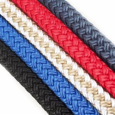 Wielkość sprzedaży hurtowej Nylon Double Braided Marine Anchor Rope / Tow Rope 2&quot;x220m