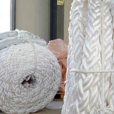 Wysokiej wytrzymałości Dacron wielowłóknowa 8-splotowa lina poliestrowa pleciona 220m do cumowania morskiego