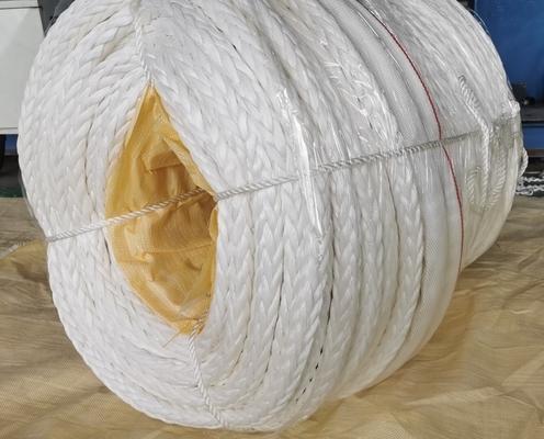 12 strun włókna syntetycznego 60 10mm 18tony splecione uhmwpe linia wioskowa linia moczeniowa czarny żółty