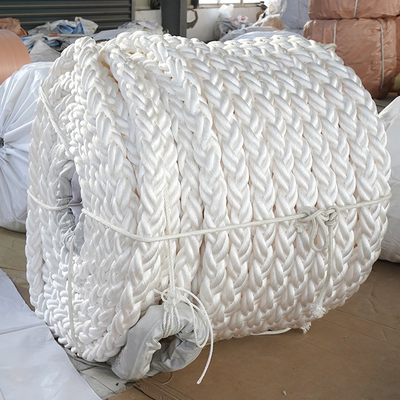 Wysokiej wytrzymałości 48mm-96mm 8 Strand Polypropylen Pp Danline Mooring Ship Towing Rope Ceny
