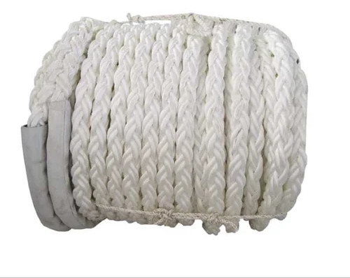 64mm 8 Strand Włóczone PP Multifilament Marine Mooring Floating Rope