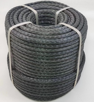 Ciężki 44mm 96mm 100% 12 Strand Uhmwpe Syntetyczna włókna żeglugowa ciągnika pływającego liny