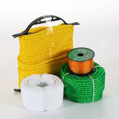 Hurtowa Wysoka Wytrzymałość 3-żyłowa 4-żyłowa Morska Wędkarska Pakowanie Niebieska Zielona Czarna Skręcona Lina PE PP