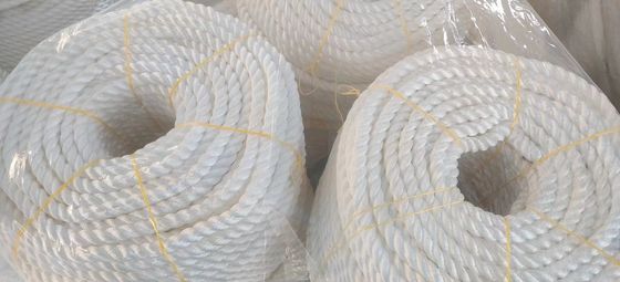 Hurtowa lina PP o wysokiej wytrzymałości, 3-żyłowa, rozmiar 6mm-40mm, długość 200m/220m, do pakowania i wiązania