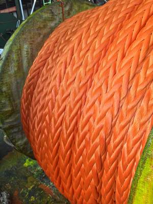 Liny na UHMWPE do cięcia na wymiar, o doskonałej odporności chemicznej, klasy morskiej, o wysokiej wytrzymałości na zerwanie