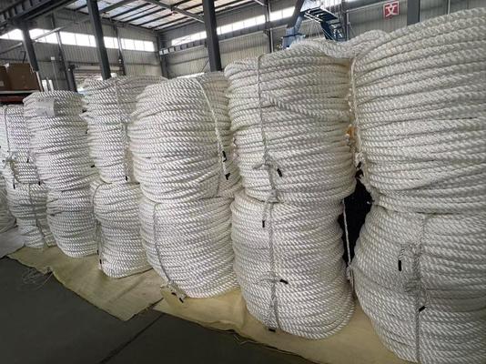 Customized Diameter and Length Multi Colors 3 Strand Nylon Rope Twisted Nylon Rope for Marine and Fishing
