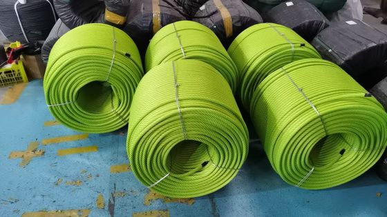 6-żyłowa pleciona lina do kombinacji na plac zabaw 500m do siatki wspinaczkowej