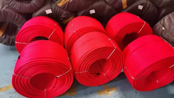 16mm Steel Core Polyester Combination Rope for Playground Climbing with Customizable Length and Chemical Resistance