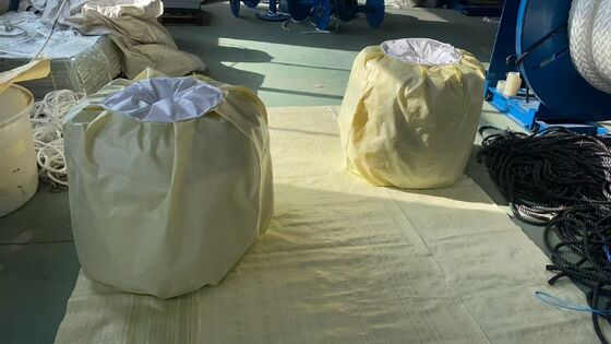 Niebieski kolor UV UHMWPE 12 strun Liny mocowania 22mmx220m Z certyfikatem DNV