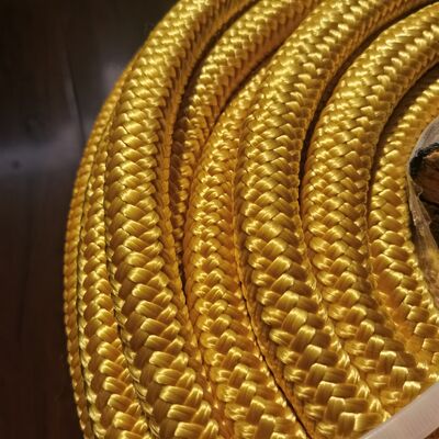 Podwójny oplot poliestrowy z rdzeniem z liny UHMWPE 12-splotkowej do cumowania i kotwiczenia łodzi, z możliwością dostosowania rozmiaru 4mm-60mm