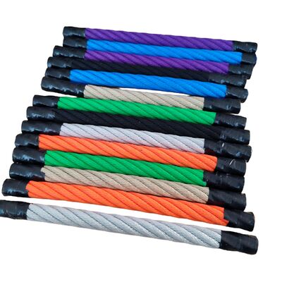 16mm Diameter UV Resistant 6 Strand Playground Combination Rope with Steel Wire Core