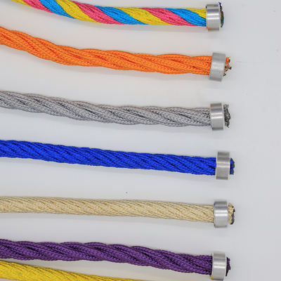 Kombinowana lina do zabaw na świeżym powietrzu 16 mm 6 nici ze stalą