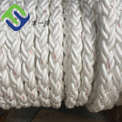 Cumowanie Nylonowa lina cumownicza 48 mm x 220 m Hawser 8 splotowa lina jachtowa pleciona