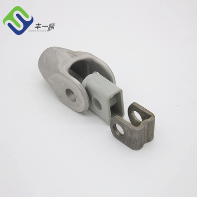 Złącze liny do zabaw 16 mm Srebrne aluminiowe złącza zaciskane do liny