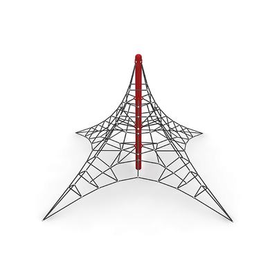 Pyramid Playset Niestandardowa siatka do wspinaczki 8x8x6m do wyposażenia placów zabaw