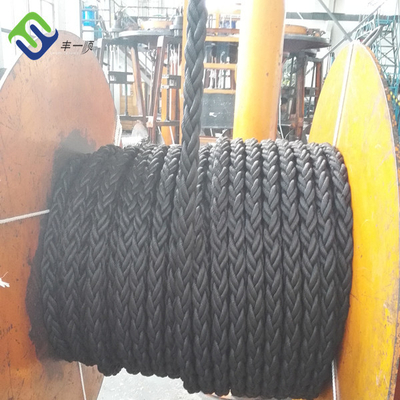 Dostosowane 8-splotowe liny nylonowe 40 mm cumownicze liny do cumowania łodzi morskich