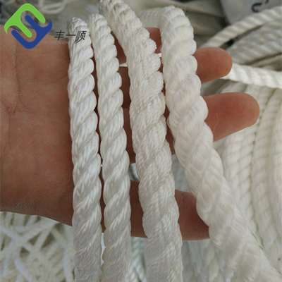 5mm - 60mm Dia 3 Strand Nylon Lina Leczenie UV Marine Anchor Line
