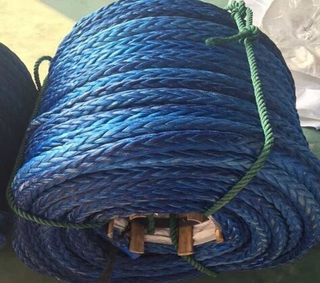 Odporne na korozję liny cumownicze dla statków wycieczkowych Uhmwpe 29mm 8-nitkowa lina cumownicza