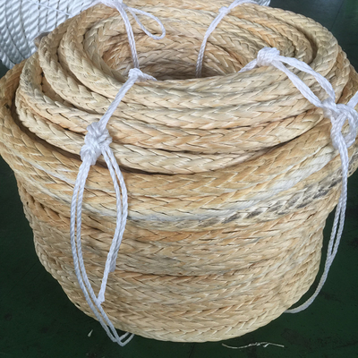 48 mm Holowanie statków 12 splotów UHMWPE Lina z włókna syntetycznego w oplocie