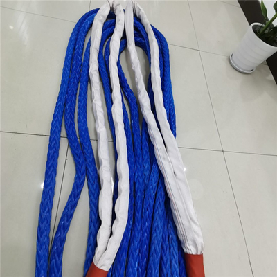 Spleciona lina 16 mm 12 splotów UHMWPE Marine HMPE Holownik liny