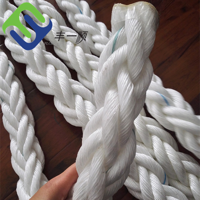 Cumowanie PP Floating 8 Strand PP Rope 48mmx220m Pleciony morski biały kolor