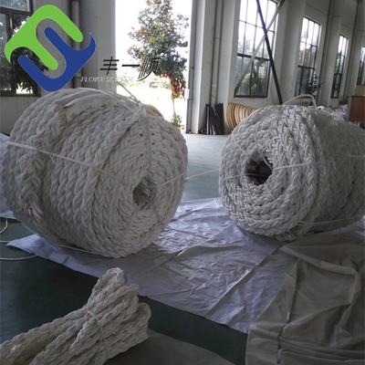 Cumowanie PP Floating 8 Strand PP Rope 48mmx220m Pleciony morski biały kolor