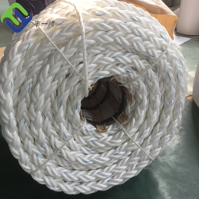 Cumowanie PP Floating 8 Strand PP Rope 48mmx220m Pleciony morski biały kolor