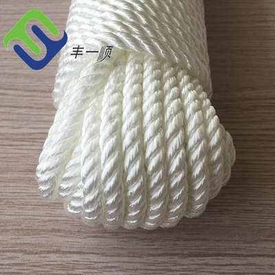 Nylonowa 3-splotowa skręcana lina cumownicza 18 mm x 220 m