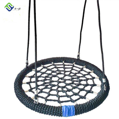 Plac zabaw na świeżym powietrzu Huśtawka z siatki Okrągły 80cm 100cm 4 Strand Odporność na zużycie