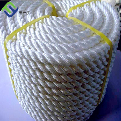 Nylonowa 3-splotowa twarda skręcona lina holownicza 24 mm x 220 m