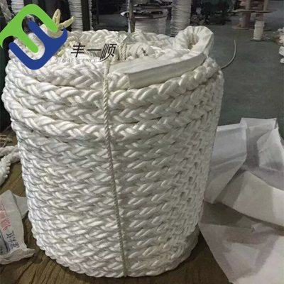 48mm/64mm 8 Strand Polyester Marine Ship Mooring Rope Z 1.8 Spliced Loop