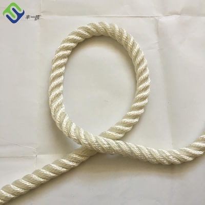 20mm/24mm 220m 3 struny Nylon skręcone liny z białym kolorem