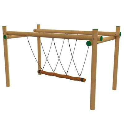 Zestaw huśtawek Plac zabaw Most linowy Wiszący Poliester 120 mm Grubość 2,5 m