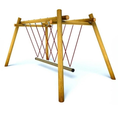 Zestaw huśtawek Plac zabaw Most linowy Wiszący Poliester 120 mm Grubość 2,5 m