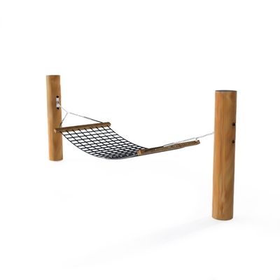 Plac zabaw na zewnątrz Wzmocniony linowy hamak Hamak na drzewie 150cm x 80cm