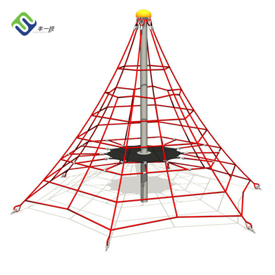 Poliester Plac zabaw Lina wspinaczkowa Siatka Stabilizowana UV Outdoor Anti Pleśń